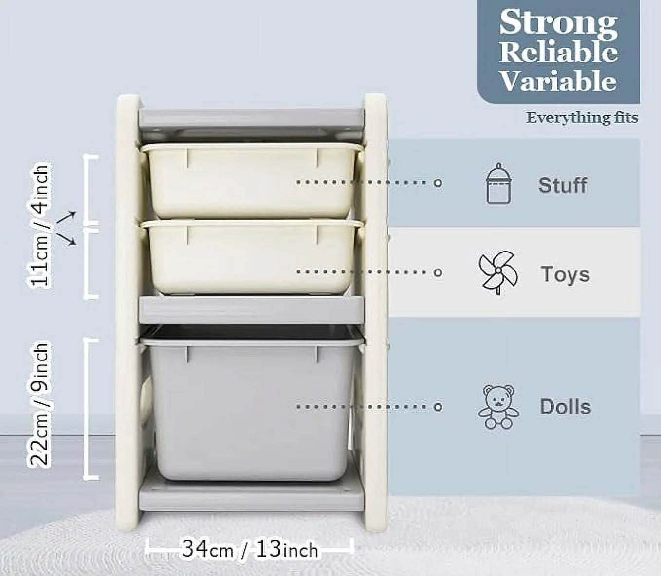Kids Toy Storage Organizer